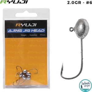 Ryuji Ajing Jighead 2.0gr #6 (5 Adet)