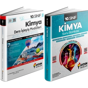 Aydın 2025 10. Sınıf Kimya Ders Anlatım Fasikülleri + Konu Özetli Soru Seti 2 Kitap