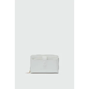 Angel Kartlık Detaylı Cüzdan Beyaz