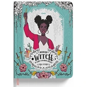 Modern Witch Tarot Boyama ve Aktivite Kitabı Lisa Sterle 168 Sayfa Tam Kapsamlı Tarot Rehberi