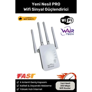 Yeni Nesil Pro Sinyal Genişletici 300 Mbps Dual Band Wifi Access Point Mini Router