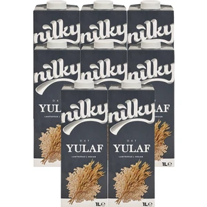 Yulaf Sütü Bitkisel Bazlı Laktosuz Vegan 8x1 lt