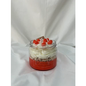 Raspbarry Candle Paçuli-Hint nanesi-Amber Kokulu 240 Gram Doğal Soya Mumu-El Yapımı