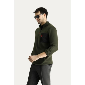 Yarım Fermuarlı Polar Sweatshirt