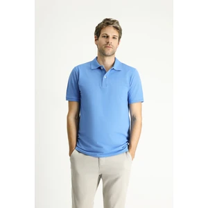 Polo Yaka Regular Fit Nakışlı Tişört