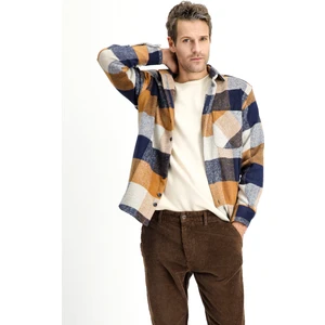 Uzun Kol Oversize Ekose Shacket Oduncu Pamuklu Gömlek / Mont