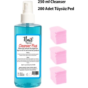Yapışkan Tabaka Temizleyici Kalıcı Oje Protez Tırnak Jel Kat Temizleme Cleanser Tüysüz Mendil Seti