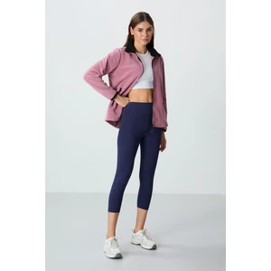 Tommy Life İndigo Yüksek Bel Slim Fit Dar Paça Kadın Kapri Tayt - 93097
