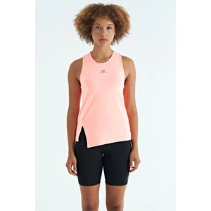 Tommy Life Yavruagzı Yırtmaç Detaylı O Yaka Sıfır Kollu Standart Kalıp Kadın Spor Atlet - 97256