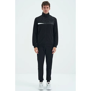 Air Jones Harry Siyah Standart Kalıp Erkek Eşofman Takım - 85197