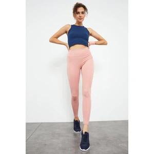Tommy Life Tommy Life  Pudra Kadın Yüksek Bel Streç Slim Fit Dar Paça Tayt-94545_1