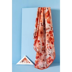 Kadın Desenli Peonia Soft Eşarp