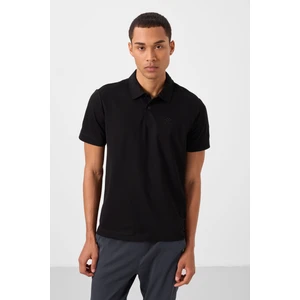 Tommy Life Tommy Life  Siyah Erkek Klasik Kısa Kol Dar Kesim Polo Yaka T-Shirt-87748