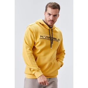 Tommy Life Hardal Kanguru Cep Standart Kalıp Kapüşonlu Erkek Sweatshirt - 87883