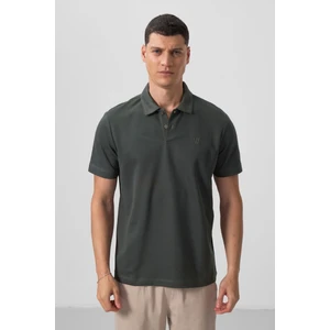 Tommy Life Çağla Basic Göğüs Logolu Standart Kalıp Triko Polo Yaka Erkek T-Shirt - 87768