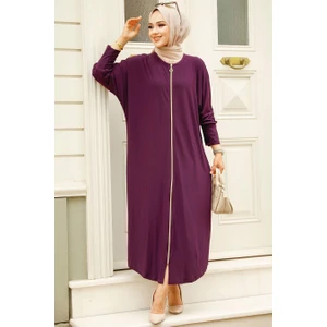 Neva Style  Neva Style - Mor Tesettür Ferace 1772MOR