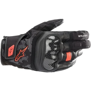 SMX Z Drystar Korumalı Motosiklet Eldiveni Siyah  Kırmızı