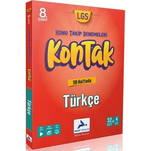 PRF Yayınları 8. Sınıf LGS Türkçe 36 Hafta Kontak Deneme