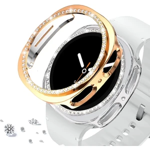 Samsung Galaxy Watch 8 40MM Tek Sıra Taşlı Kasa Koruyucu (Ekran Koruyucusuz) Teksıra