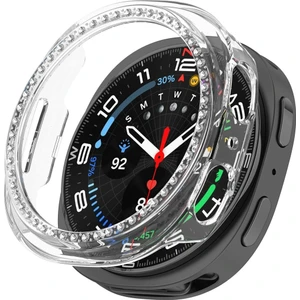 Samsung Galaxy Watch 8 40MM Tek Sıra Taşlı Kasa Koruyucu (Ekran Koruyucusuz) Teksıra