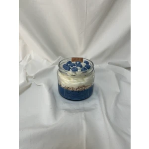 Blueberry Cream Candle Bodrum Mandalinası Kokulu 240 Gram Doğal Soya Mum-El Yapımı