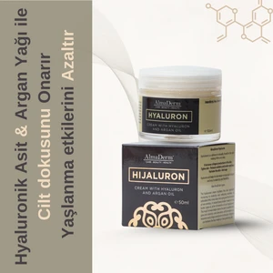 Hyaluron Krem – Argan Yağı ve Ölmezotu Esansiyel Yağlı