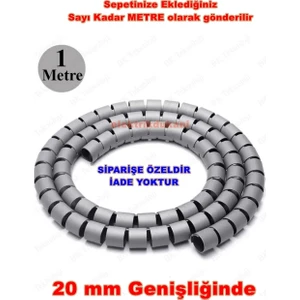 20Q Kablo Toplama Spirali Gri