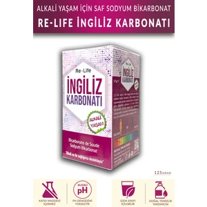 Saf Ingiliz Karbonatı 125 gr Sodyum Bikarbonat Alkali Yaşam