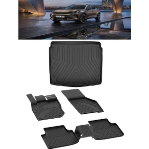 Cupra Formentor  2025 ve Sonrası 4.5d  Paspas 3D Rizline Alt Bagaj Havuzu Set