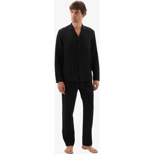 Erkek Pijama Takımı 40796 - Siyah