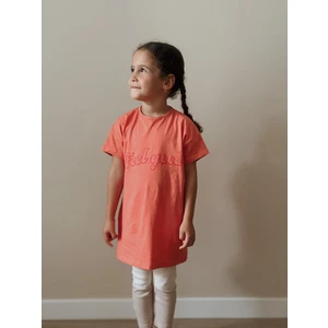 Tunik T-Shırt 4-12 Yaş Mercan