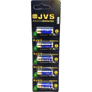 Jvs A27 LR27 12V Araç Kumanda Pili 5li Kart