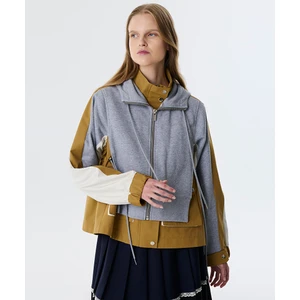 Çift Parça Görünüm Colorblock Mont TW6250012067003