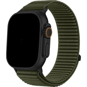 Apple Watch 10 46MM 6 7 8 Se Ultra Uyumlu 42 44 45 49MM Bakla Desen Hasır Kumaş Kordon Kayış