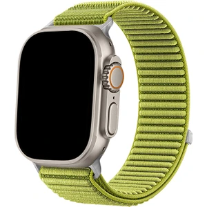 Apple Watch 10 46MM 6 7 8 Se Ultra Uyumlu 42 44 45 49MM Bakla Desen Hasır Kumaş Kordon Kayış