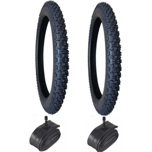 16 Jant Bisiklet Ön - Arka Iç ve Dış Lastik Seti (16 x 1.95) Ekonomik Seri Lastik