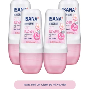 Roll On Çiçek 50 ml X 4 Adet
