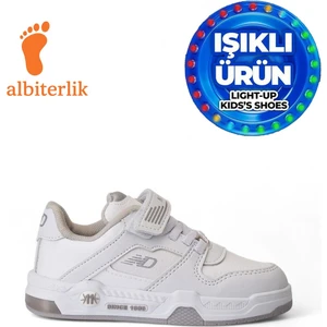 Unisex Çocuk Basket Cırtlı 4 Mevsim Kışlık Işıklı Günlük Okul Sneaker Çocuk Spor Ayakkabı