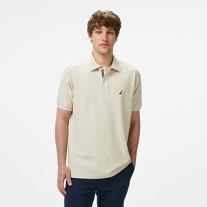 Erkek Bej Classic Fit Polo Yaka T-Shirt K35000T.1AS
