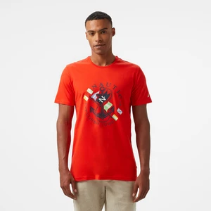 Erkek Kırmızı Standart Fit T-Shirt V45238T.6EY