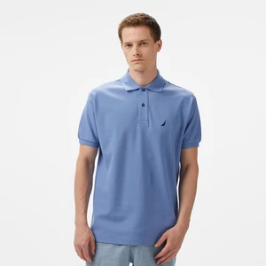 Erkek Mavi Classic Fit Polo Yaka T-Shirt K35000T.4MY