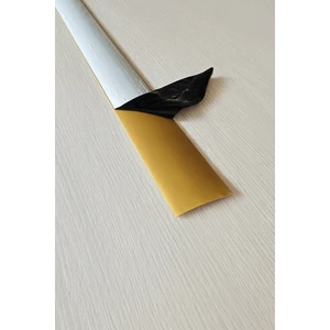 Kapı Eşik Profili - 76 cm - Kendinden Yapışkanlı Alüminyum Sarı – Kapı Altı Çıtası, Parke Geçiş ve Kapı Altı Eşik Çıtası