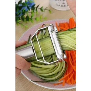 Patates Havuç Salatalık Kabak Soyucu ve Doğrayıcı Paslanmaz Çelik