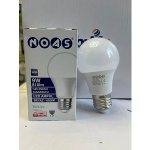 9W LED Ampul 810LM-6500K Beyaz