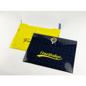 Fenerbahçe Resmi Lisanslı Çıt Çıt Dosya – Öğrenci ve Ofis Için Belge Saklama Klasörü, Lisanslı Ürün Okul ve Evrak Düzenleyici Klasör