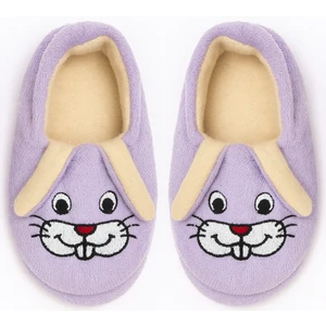 Tavşan Nakışlı, Sevimli, Kreş Ayakkabısı, Panduf, Ev Ayakkabısı, Kaymaz Tabanlı ve Pofuduk