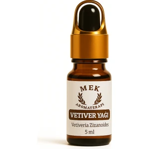 MEK Aromaterapi Vetiver Yağı 5 ml (Vetiveria Zizanoides) - % 100 Saf ve Doğal
