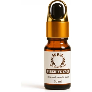 MEK Aromaterapi Biberiye Yağı 10 ml (Rosmarinus Officinalis) - %100 Saf ve Doğal