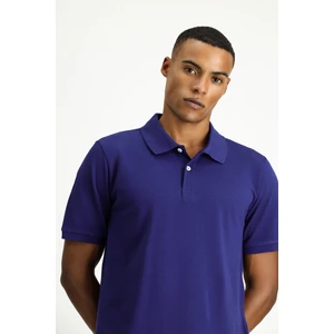 Polo Yaka Regular Fit Nakışlı Pamuk Tişört