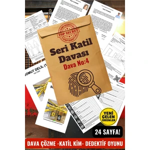 Cinayet Çözme / Dedektif Oyunu / Katil Kim / Suçlu Kim / Seri Katil Asansör Cinayetleri Davası